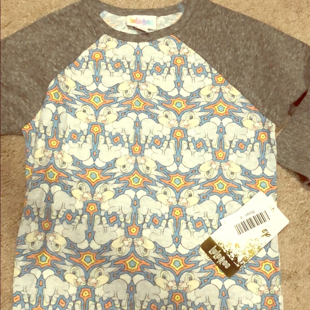 Kids LulaRose Disney Thumper Sloan shirt